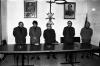 Societat. Acte falangista a la Casa de la Vila. Dècada1970.