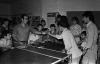 Societat. Torneig de ping pong al saló parroquial. Principis dècada 1970.