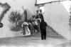 Fotos Cossiers. Assaig al corral del Bar Amengual. Finals dècada 1950. Algaida