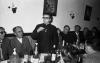Sopar d´acomiadament al vicari Joan Puigrós Sbert. Sopar a l´hostal de can Tugores.