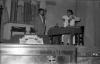 Funció teatral i musical al teatre d'Acció Catòlica.Principis 1950. Funció teatral i musical.